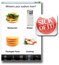 Use the Sodium 101 app to help limit your salt intake.