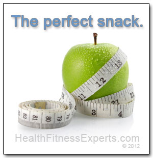 Apples make the perfect snack.